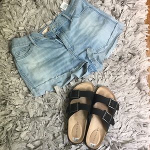 Madden girl dark brown strap sandals
